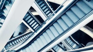 criss cross escalators