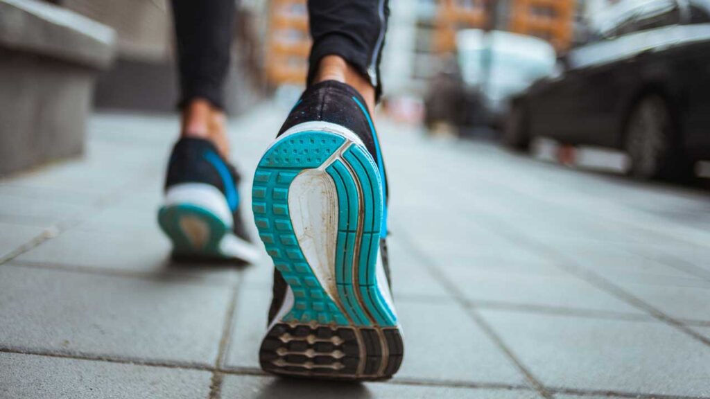 tread on bottom of trainers