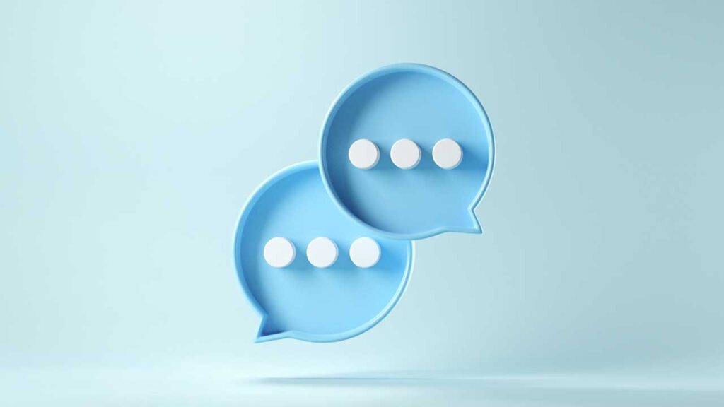 dialog bubbles