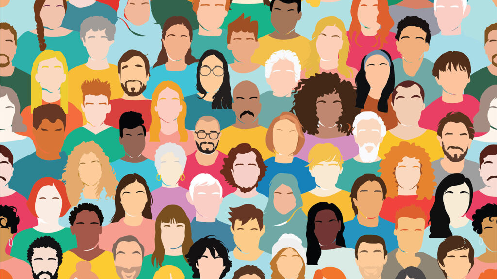 graphic of audience