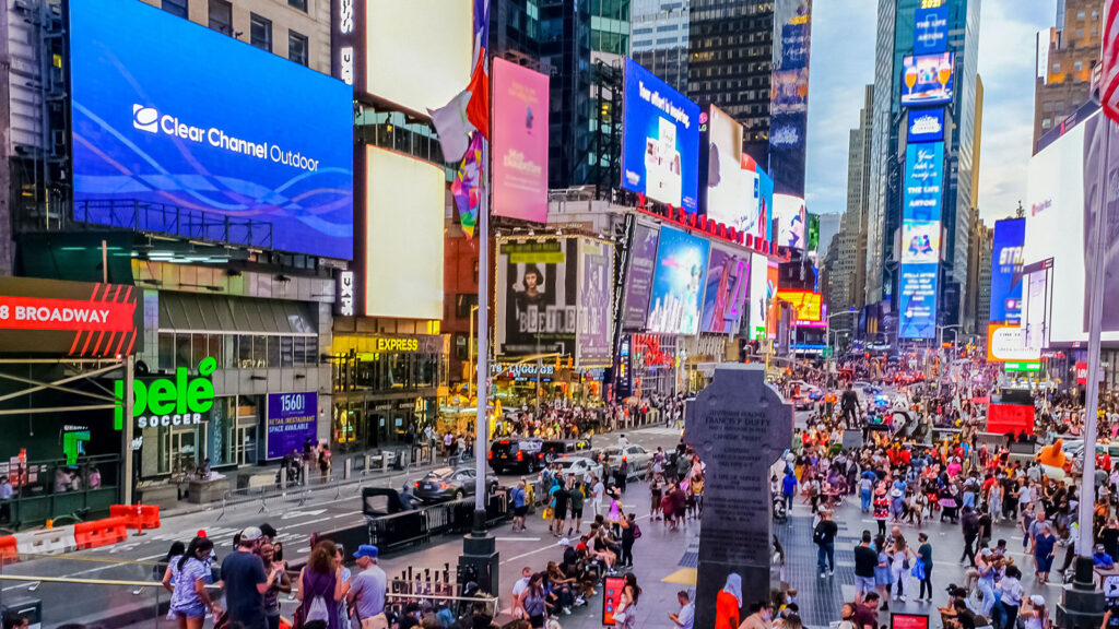 times square digital billboards