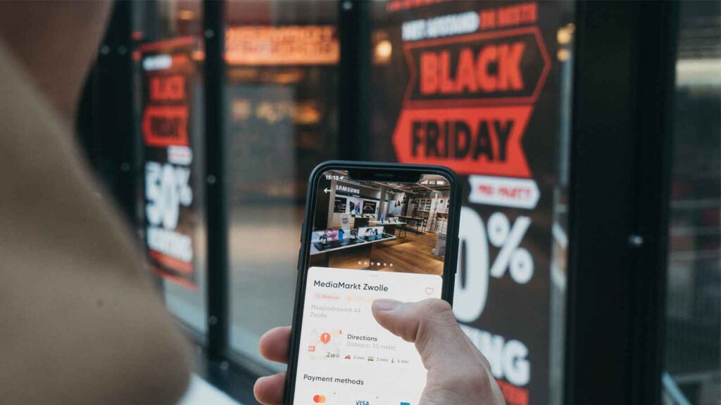 black friday store front