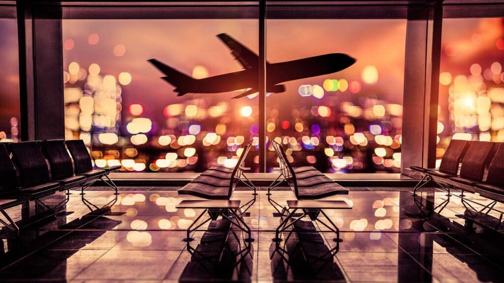 waiting room at airport