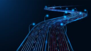 digital road graphic