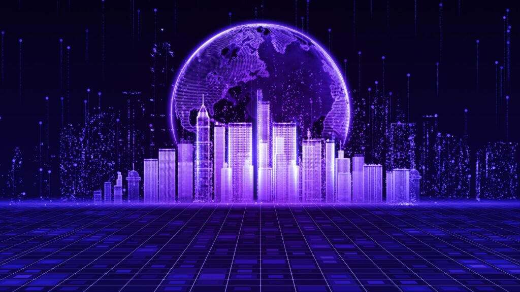 digital city skyline