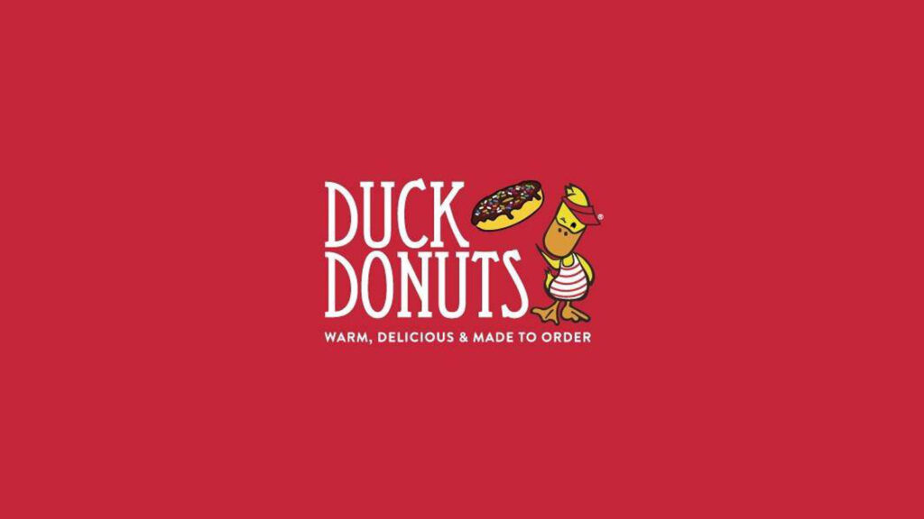 duck donuts with ollie mascot