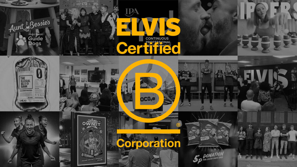elvis certified b corp logo image