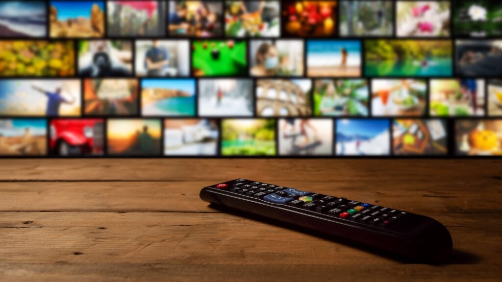 television-channel-collage-with-remote