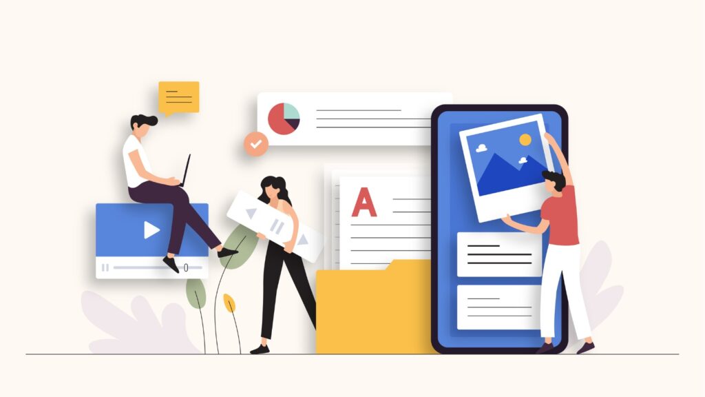 content marketing illustration