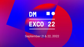 Designed graphic featuring DMEXCO 2022 dates