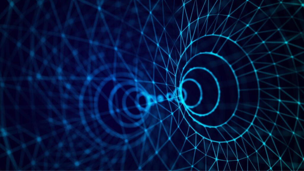 abstract graphic of a funnel