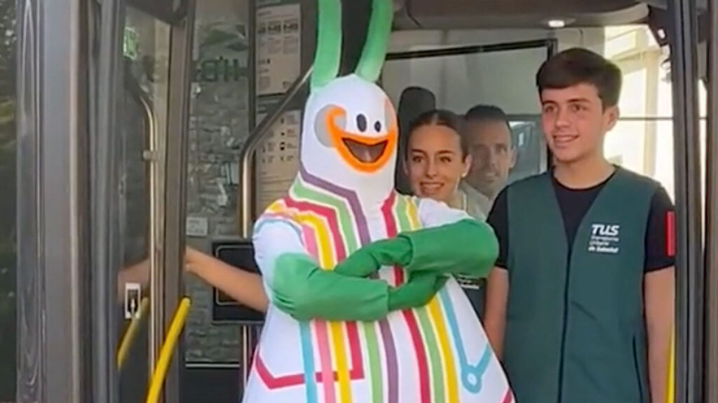 Photo of La Bussi, the Sadabell Transit Brand Mascot