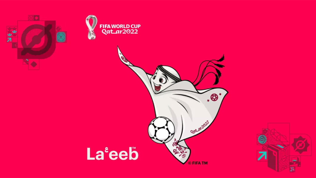 Image of La'eeb, the official mascot of the Qatar World Cup