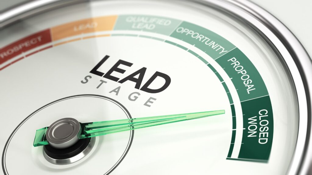 Inbound Marketing and Sales Process Concept