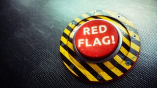 red flag warning button