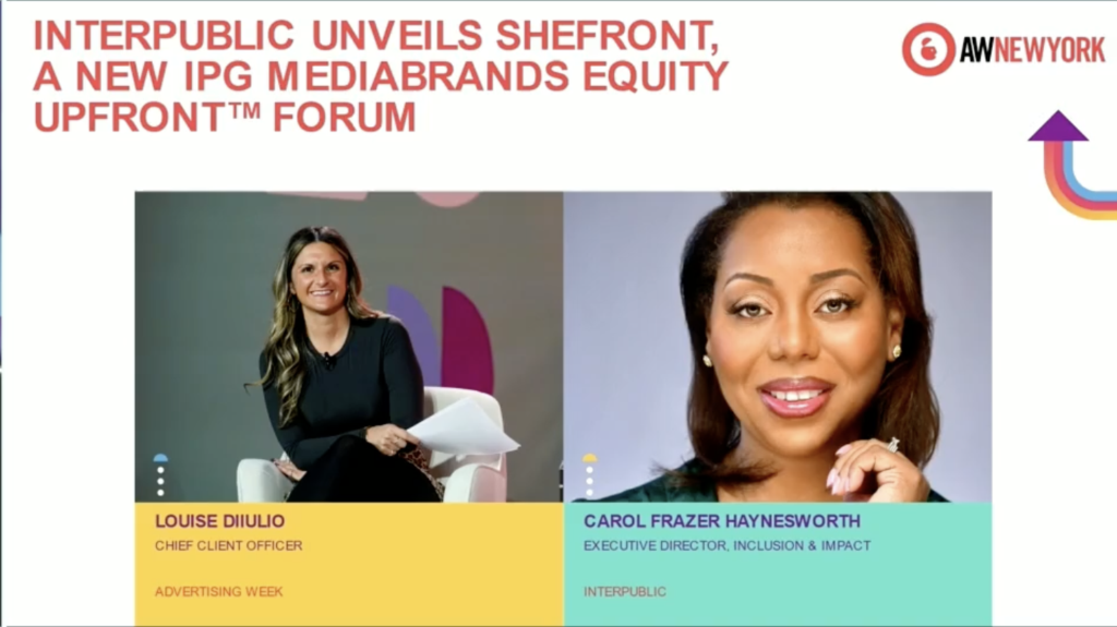 Interpublic Unveils SheFront, a new IPG Mediabrands Equity Upfront™ forum