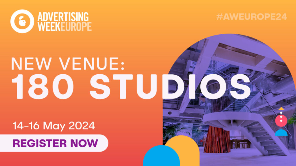 new venue 180 studios for advertising week europe 2024