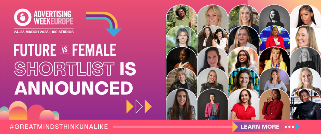 Announcing The Future is Female Shortlist for Advertising Week Europe 2026