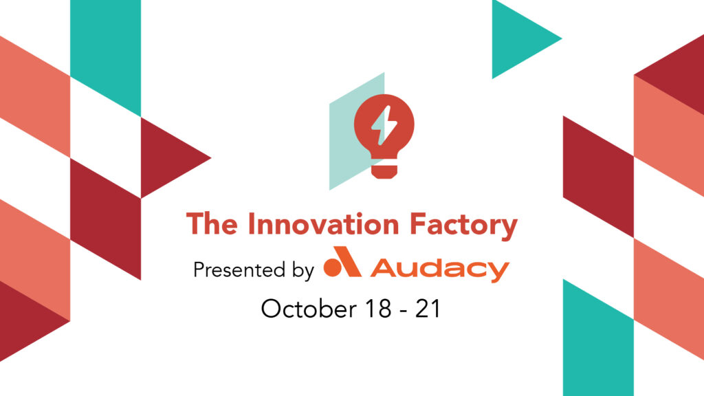 title image: the innovation factory presented by Audacy