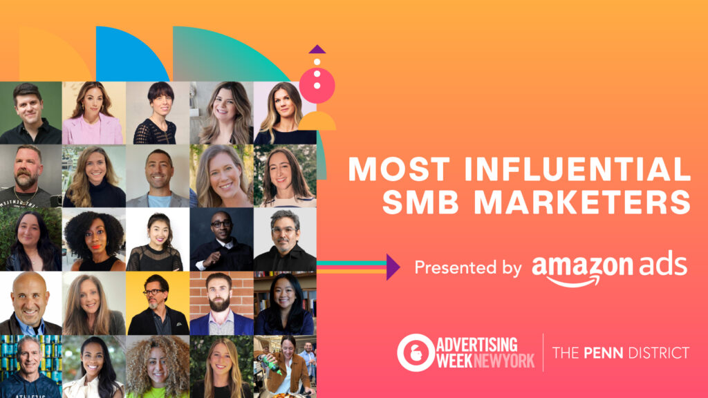 most influential smb marketers presented by amazon ads and advertising week